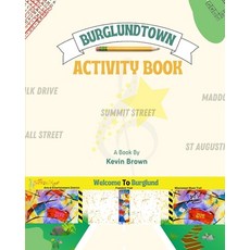 (英文圖書) Burglundtown Activity Book 平裝版, Kev Kre8tive, 英文