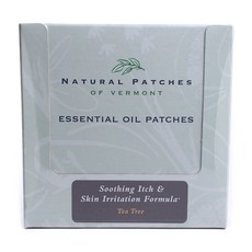 NaturalPatchesOfVermont 精油身體貼片, 24件, 1入, 茶樹