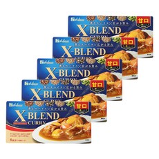 XBlendCurry 咖哩塊 甜味, 5個, 140g