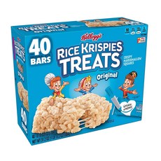 Kellogg's 家樂氏 RICE KRISPIES棉花糖米香棒 40包入, 1盒, 884g