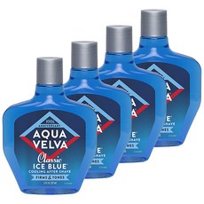 AQUA VELVA 爽鬍水 冰涼清爽, 4個, 207毫升