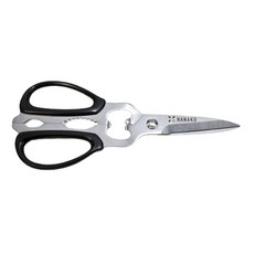 Hanako 廚房多功能剪刀, 1個, 銀色+黑色