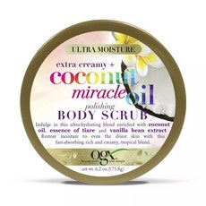 ogx 椰子奇蹟油磨砂身體磨砂膏, 1個, 175.8克
