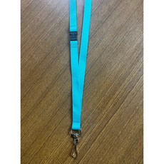 【富巨金】15mm識別證帶/證件帶/1.5cm寬高速帶/特多龍 (車縫安全扣 旋轉金屬鉤), 藍綠色