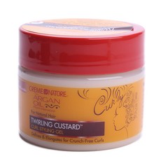 CREME OF NATURE 摩洛哥堅果油捲髮專用護髮凝膠, 1個, 326克