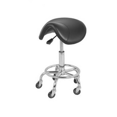 神寶寵物 不夾毛輪圓椅 GC-003 美髮美容電腦美甲椅 升降靜音溜冰輪椅, 1個