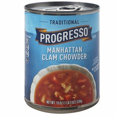 Progresso 無麩質曼哈頓蛤蜊濃湯, 1罐, 538g