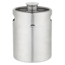 true 桶裝啤酒杯 1.89L, 銀, 1個