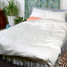 麗塔寢飾 40支紗精梳棉兩用被套, 米白