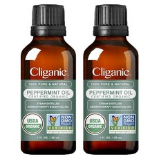 Cliganic 薄荷精油, 2個, 30ml