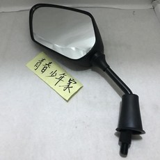 少年家 後視鏡 適用於三陽 GT IRX GR G6 G5 JETS 雷霆 雷霆S, 黑色, 1個