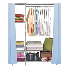 【巴塞隆納】W3型90公分 W4型34公分衣櫥櫃, 天藍色