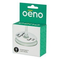 oenophilia 酒杯識別標籤 100張, 1個, 白色的