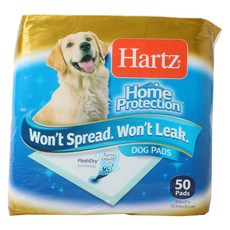 Hartz 家庭保護狗便盆墊, 1組, 50入