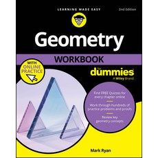 (英文圖書) Geometry Workbook for Dummies 平裝版, 英文
