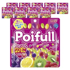 meiji 明治 Poifull軟糖 綜合水果口味, 10個, 80g