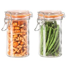 OGGI 玻璃罐 玻璃儲物瓶 C, 2件