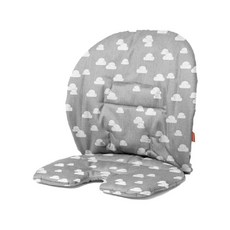 STOKKE STEPS 嬰兒套件坐墊 - 挪威多功能嬰童椅專用配件，舒適透氣易清潔, 灰色白雲