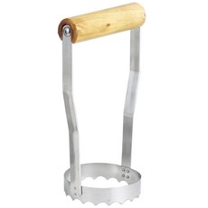 Kwik-Kut 豪華鋸齒邊手動切菜機, 1個, 木+不銹鋼