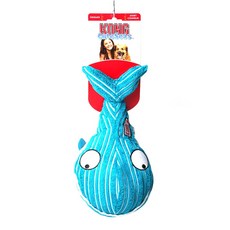 KONG 造型絨毛狗狗玩具 L號, 1個, 鯨