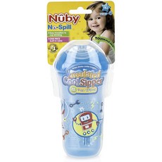 Nuby 保溫保冷鴨嘴杯 18個月以上適用 270ml, 1個, 隨機出貨