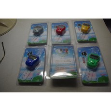 佛字戒指計數器 電子念佛計數器 高級手指計數器 精準計數 方便攜帶 多色可選, 銀色、紅色、黃色、藍色、綠色, 1個