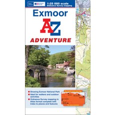 (英文圖書) Exmoor A-Z Adventure Atlas 平裝版, Geographers' A-Z Map Compan..., 英文
