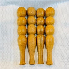肖楠木葫蘆棒按摩器 木質穴道按摩棒, 木色