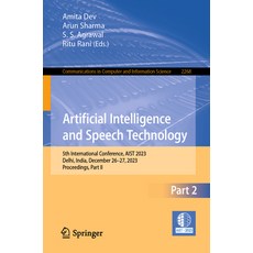 (英文圖書) Artificial Intelligence and Speech Technology: 5th International Conference Ai... 平裝版, Springer, 英文