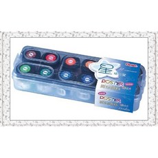 Pentel 飛龍 POC-12 12cc 廣告顏料-12入 / 盒, 詳見包裝