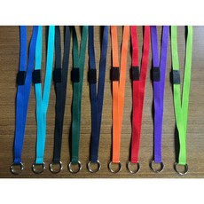 【富巨金】15mm高速帶識別證帶/證件帶 - 1.5cm寬高速帶/特多龍(側邊平面安全扣 旋轉PVC膠片), 鑰匙圈(織帶顏色請備註)