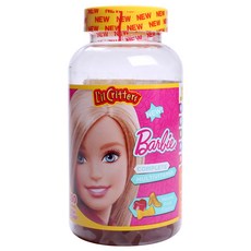 L'il Critters 芭比造型綜合維他命軟糖 水果味, 1罐, 190顆