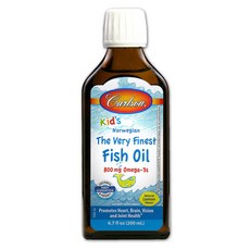 Carlson 孩童用Omega-3s魚油補充液 800mg, 檸檬口味, 200ml, 1瓶