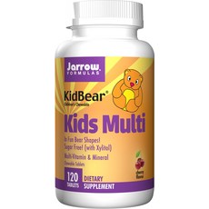 Jarrow FORMULAS 綜合維他命加礦物質片 櫻桃味, 1罐, 120顆