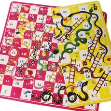 蛇棋遊戲盤親子桌遊組，趣味策略遊戲，安全材質，增進親子互動 -YF10434, 一組入