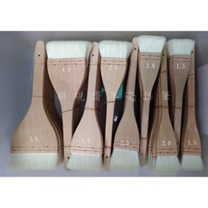 耕硯齋頂級羊毛排筆特價中1.5#-2.0#-2.5#-3#-4#-5# 水彩國畫用排筆 清理佛像雕刻品, 2#4.0 * 3 cm