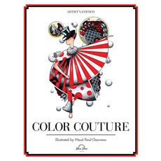 Color Couture: A Stress Relieving Adult Coloring Book 平裝版, Blue Star Press, 英文