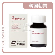 【DuoMaoMao】韓國朝貢 rTG紅魚油 (蝦紅素魚油) 犬用營養補充品，維持皮膚健康，促進關節靈活