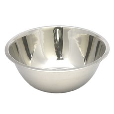 Chef Craft 不鏽鋼拉絲攪拌碗, 不鏽鋼, 1個