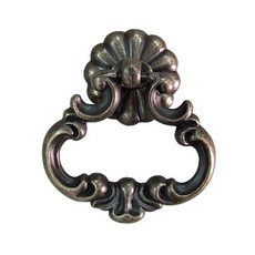 【台灣阿成五金 Mydiy 】歐式古典吊垂拉手-青古銅色（一包1個）