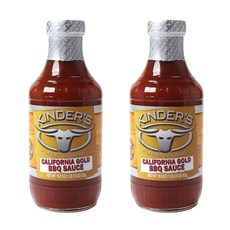 KINDER'S 加利福尼亞黃金BBQ甜辣醬, 2個, 553克