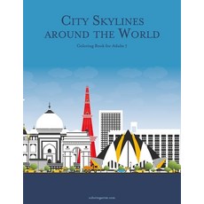 City Skylines around the World Coloring Book for Adults 7 平裝版, Independently Published, 英文