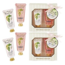 夏多內氣泡葡萄飲香氛護手霜 30ml+香氛磨砂潔膚膏 30ml禮盒組, 2個