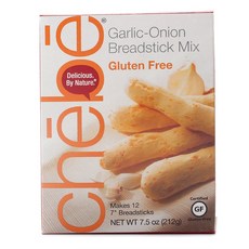 CHEBE 無麩質大蒜洋蔥麵包棒混合物, 1個, 212克