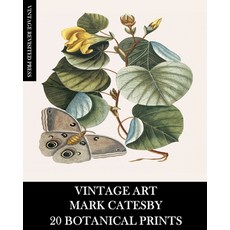 (英文圖書) Vintage Art: Mark Catesby: 20 Botanical Prints 平裝版, Blurb, 英文