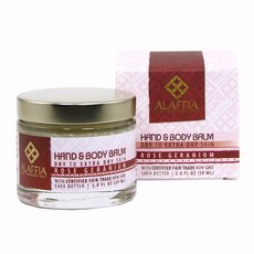 ALAFFIA 手部身體潤膚霜 玫瑰天竺葵, 1個, 59ml