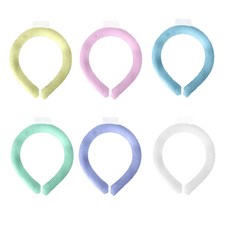 冰涼頸圈 涼感降溫神器：冰涼圈 降溫頸環 降溫神器 冰涼脖頸圈, 基礎藍, 1個