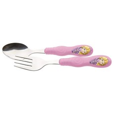 zak! designs 迪士尼動畫造型湯匙叉子組, 1組, 迪士尼公主