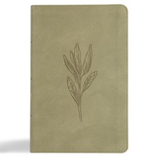 (英文圖書) CSB Thinline Bible Digital Study Edition Sage Suedesoft Leathertouch Imitation Leather, Holman Bibles, 英文, 仿皮