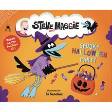 (英文圖書)Steve and Maggie: Spooky Halloween Party 精裝版, Candlewick Press (MA), 英文